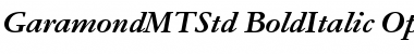 Download Garamond MT Std Bold Italic Font