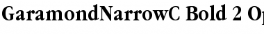 Download GaramondNarrowC Bold Font