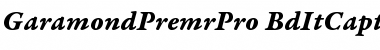 Download Garamond Premier Pro Bold Italic Caption Font