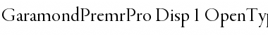 Download Garamond Premier Pro Display Font