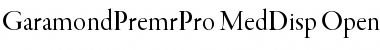 Download Garamond Premier Pro Medium Display Font
