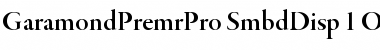 Download Garamond Premier Pro Semibold Display Font