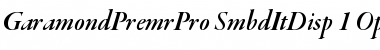 Download Garamond Premier Pro Semibold Italic Display Font