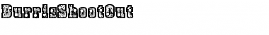 Download BurrisShootOut Regular Font Title Preview