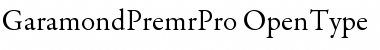 Download Garamond Premier Pro Regular Font
