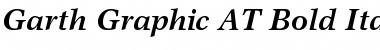 Download Garth Graphic AT Bold Italic Font