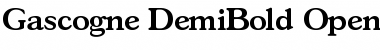 Download Gascogne-DemiBold Regular Font
