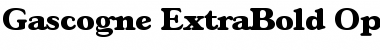 Download Gascogne-ExtraBold Regular Font