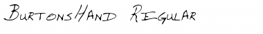 Download BurtonsHand Regular Font Title Preview