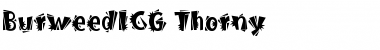 Download BurweedICG Thorny Font Title Preview