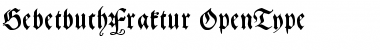 Download Gebetbuch Fraktur Regular Font Title Preview