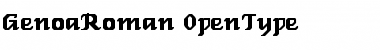 Download GenoaRoman Regular Font Title Preview