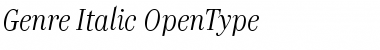 Download Genre Italic Font Title Preview