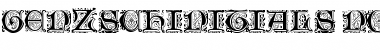 Download GenzschInitials Regular Font Title Preview