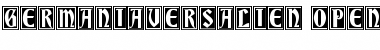 Download Germania Versalien Regular Font Title Preview
