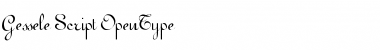 Download Gessele Script Font Title Preview