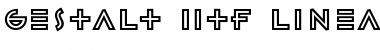 Download Gestalt HTF-Linear-Outline Font Title Preview