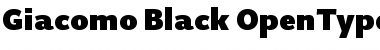 Download Giacomo MD Black Font Title Preview