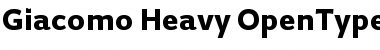 Download Giacomo Heavy Font Title Preview