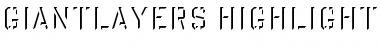 Download GiantLayers Regular Font Title Preview