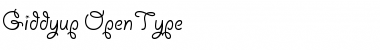 Download Giddyup Regular Font Title Preview