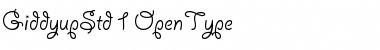 Download Giddyup Std Regular Font Title Preview