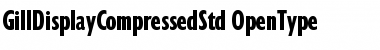 Download Gill Display Compressed Std Regular Font Title Preview