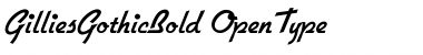 Download Gillies GothicBold Font Title Preview