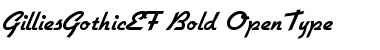 Download GilliesGothicEF Bold Font Title Preview