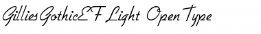 Download GilliesGothicEF Light Font Title Preview