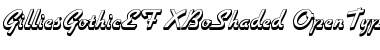 Download GilliesGothicEF XBoShaded Font Title Preview