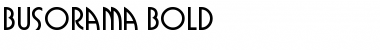 Download Busorama Bold Font Title Preview