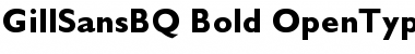 Download Gill Sans BQ Regular Font Title Preview