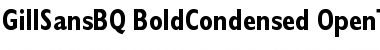 Download Gill Sans BQ Regular Font Title Preview