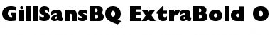 Download Gill Sans BQ Regular Font Title Preview