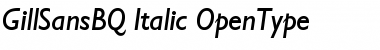 Download Gill Sans BQ Regular Font Title Preview
