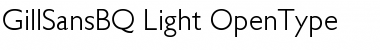 Download Gill Sans BQ Regular Font Title Preview