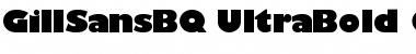 Download Gill Sans BQ Regular Font Title Preview