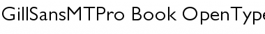 Download Gill Sans MT Pro Book Font Title Preview