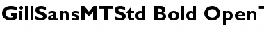 Download Gill Sans MT Std Bold Font Title Preview