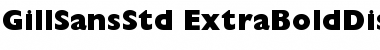 Download Gill Sans Std Extra Bold Display Font Title Preview
