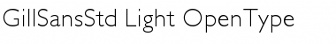 Download Gill Sans Std Light Font Title Preview