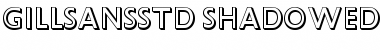 Download Gill Sans Std Shadowed Font Title Preview