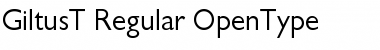 Download GiltuTReg Regular Font Title Preview