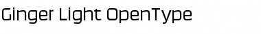 Download Ginger-Light Regular Font Title Preview