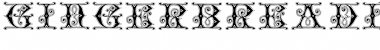 Download Gingerbread Initials Regular Font Title Preview