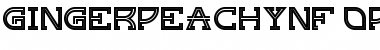 Download Ginger Peachy NF Regular Font Title Preview