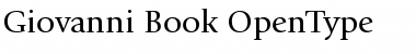 Download ITC Giovanni Book Font Title Preview