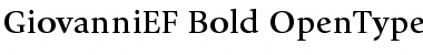 Download GiovanniEF Bold Font Title Preview