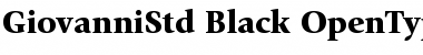 Download ITC Giovanni Std Black Font Title Preview